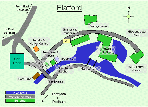 Map of Flatford
